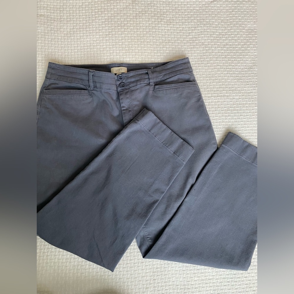 LOFT High Rise Straight Pant